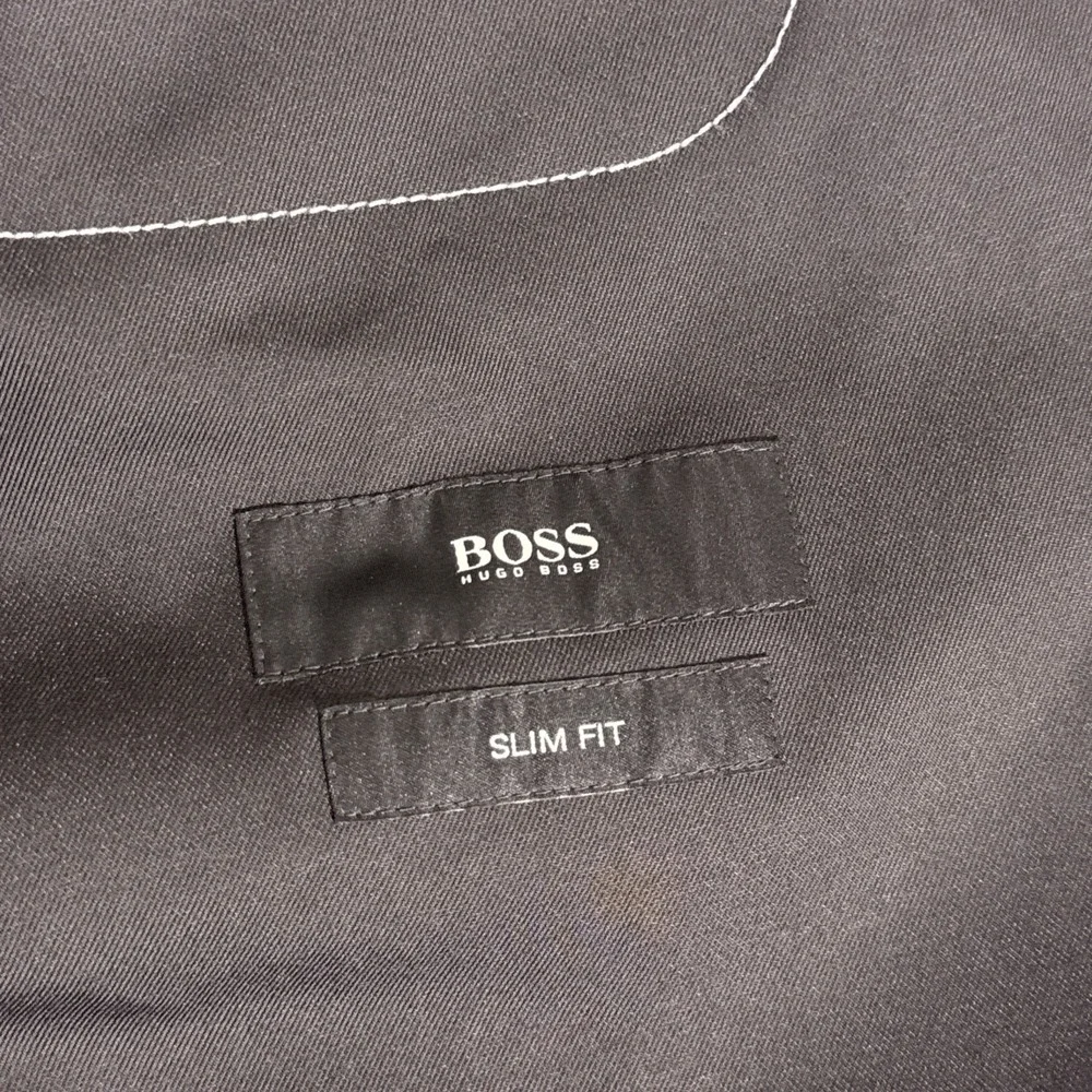 Hugo Boss Marick Sports Jacket Mens 42R Black Unstructured Slim Office Career